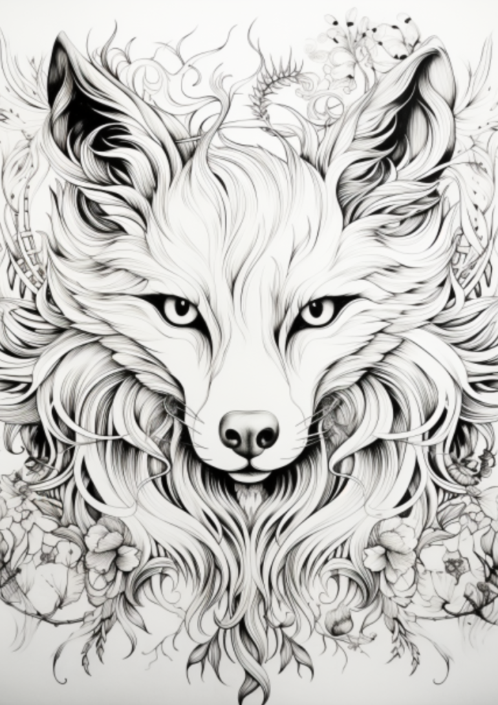 Adult Animal Coloring 8 Pages A4 – Art3lier